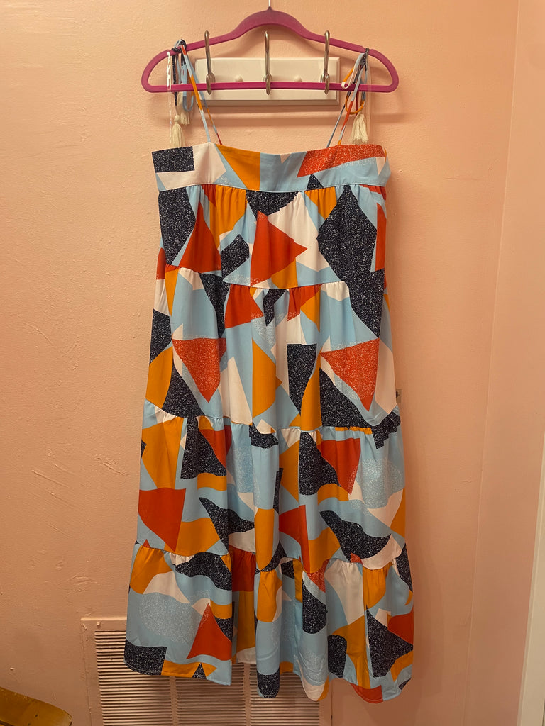 Patterned Swing Dress