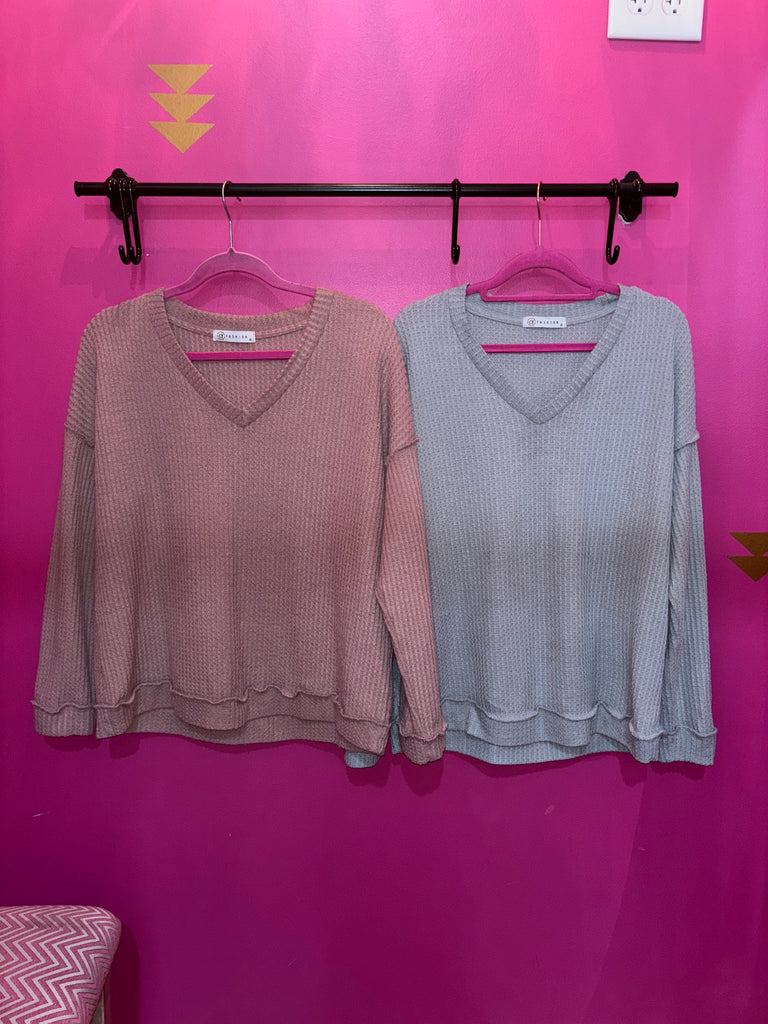 Colette Cutie Vintage Waffle Knit Top