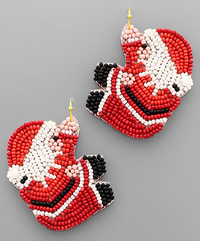 Swinging Santa Earrings