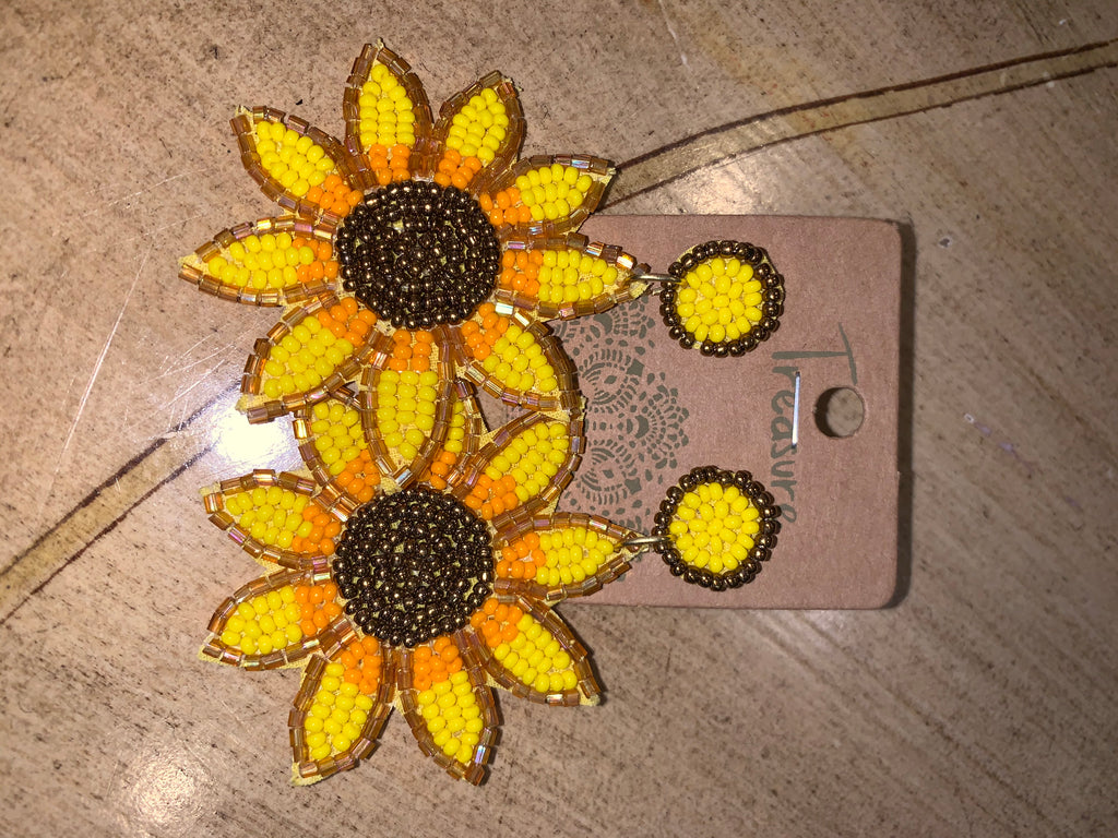 Sunflower Earrings