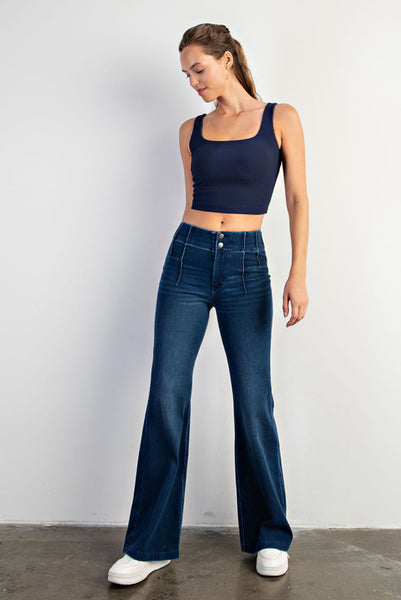 Rae Mode Rib Square Neck Tank - 20 $26 Sale