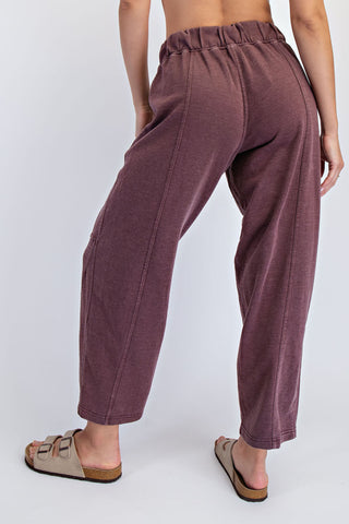 Mineral Washed Cocoon Pants