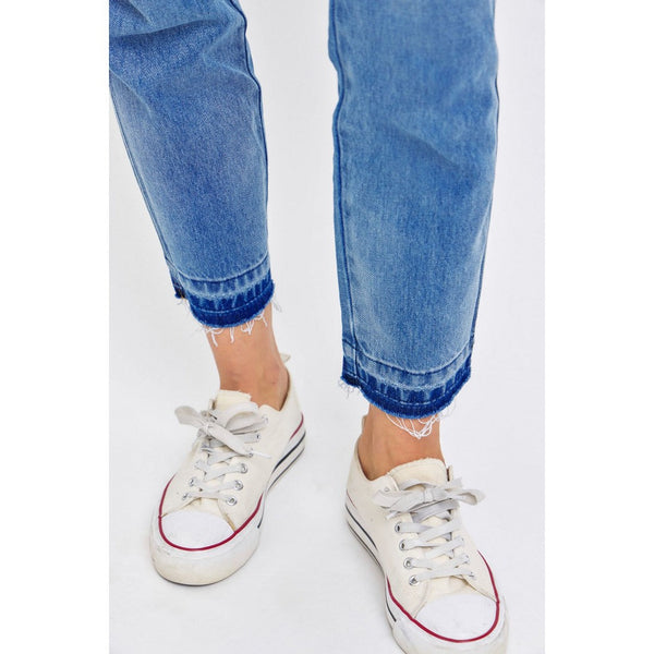 Judy Blue Mid Rise Rigid Magic Release Hem
