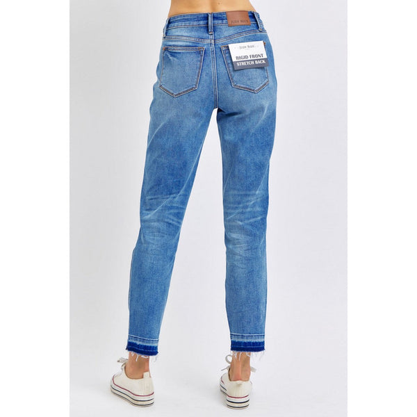 Judy Blue Mid Rise Rigid Magic Release Hem