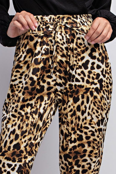 Leopard Jogger Pants