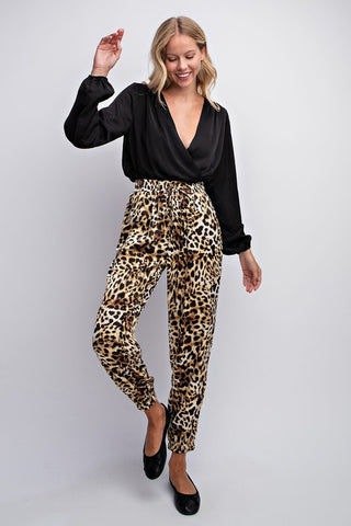 Leopard Jogger Pants