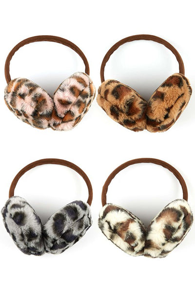C.C. Leopard Print Earmuffs