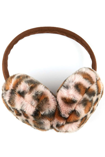 C.C. Leopard Print Earmuffs