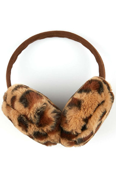 C.C. Leopard Print Earmuffs