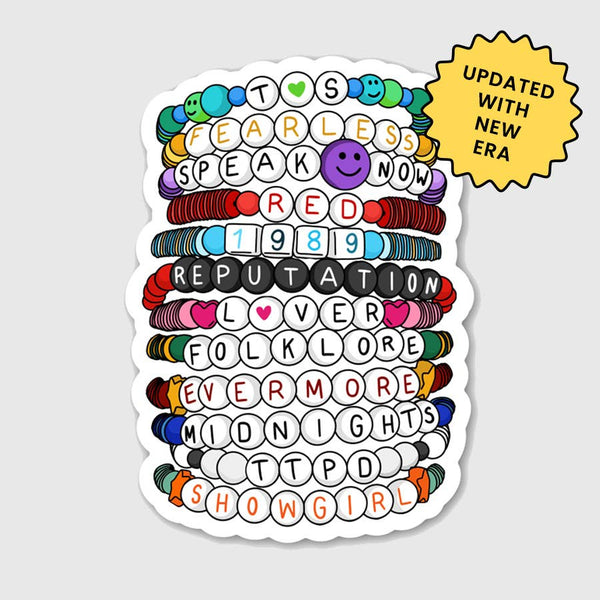Eras Friendship Bracelets Sticker 