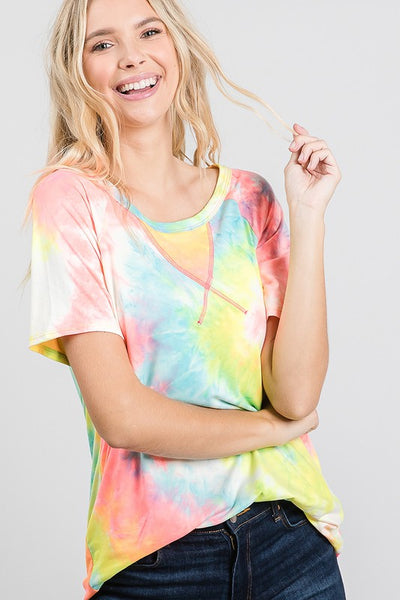 Tie-dye Short Sleeved T-shirt