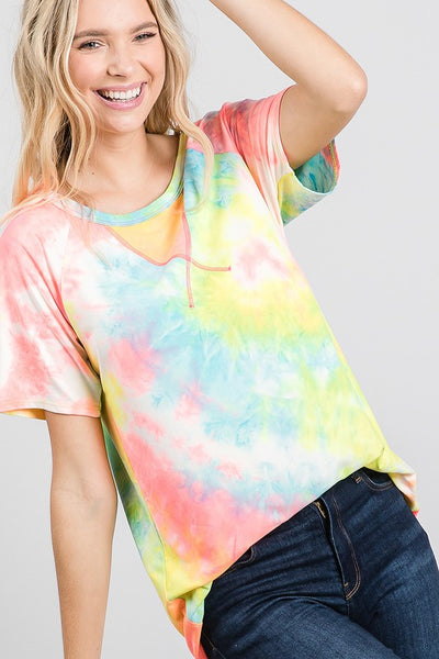 Tie-dye Short Sleeved T-shirt