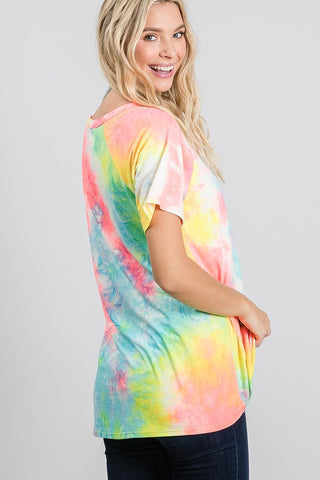 Tie-dye Short Sleeved T-shirt
