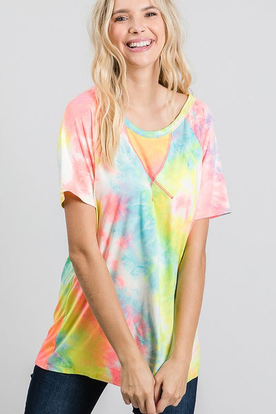 Tie-dye Short Sleeved T-shirt