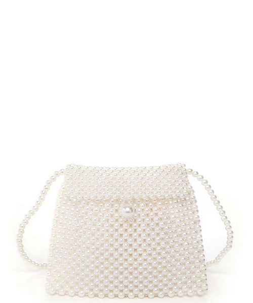 Pearl Beaded Crossbody