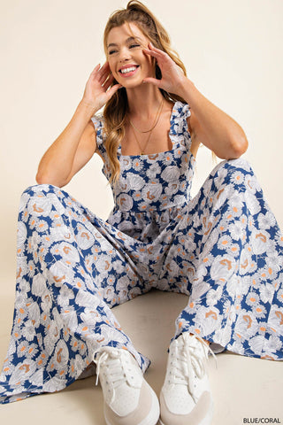 Flower Power Flowy Jumpsuit