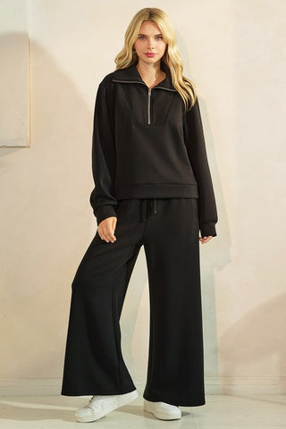 Cloud Knit Wide Leg Sweatpants