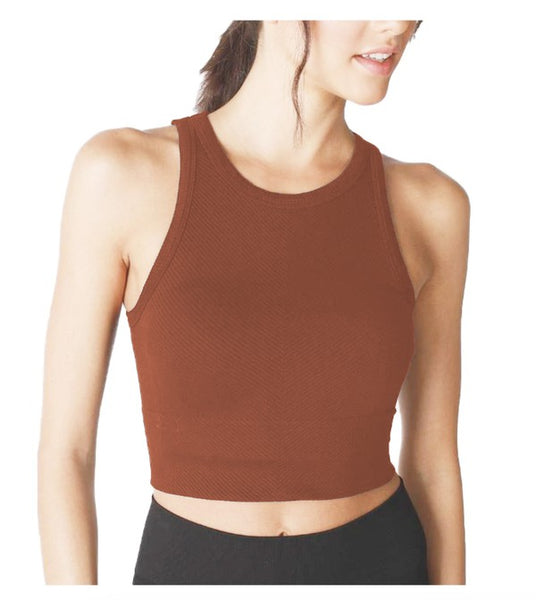 Chevron Crop Top - Multiple Colors