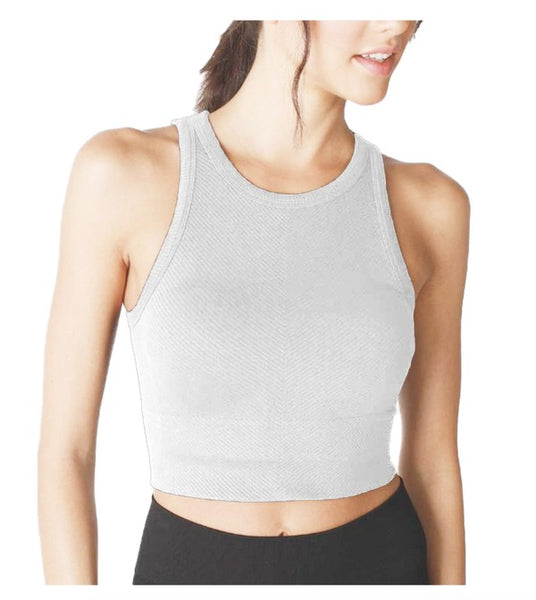 Chevron Crop Top - Multiple Colors