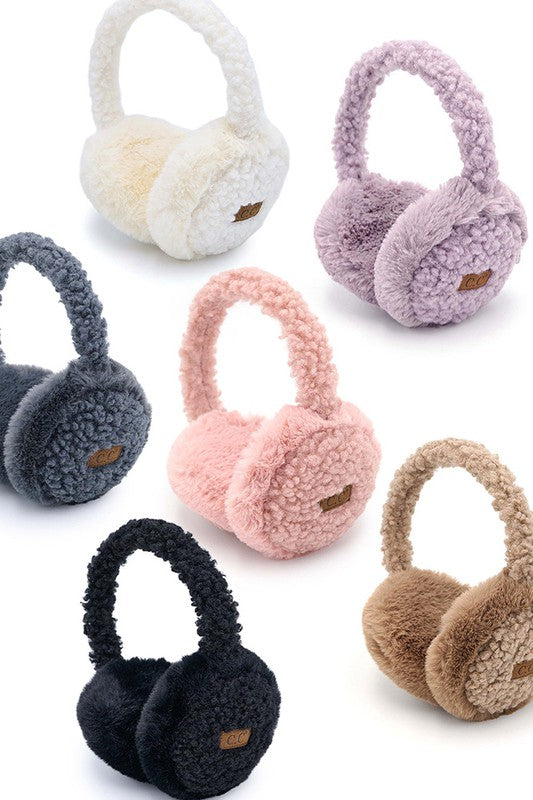 C.C. Faux Fur Sherpa Earmuffs