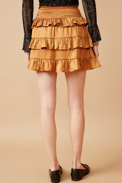 Ruffle Tiered Smocked Waist Skirt - Multiple Colors