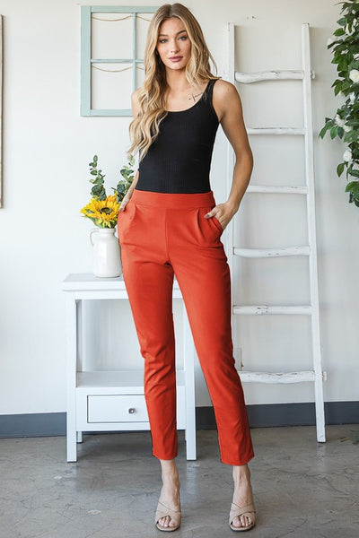 Stylish Straight Leg Work Pants (Multiple Colors)