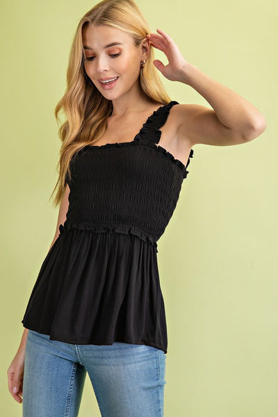 Smocked Ruffle Top