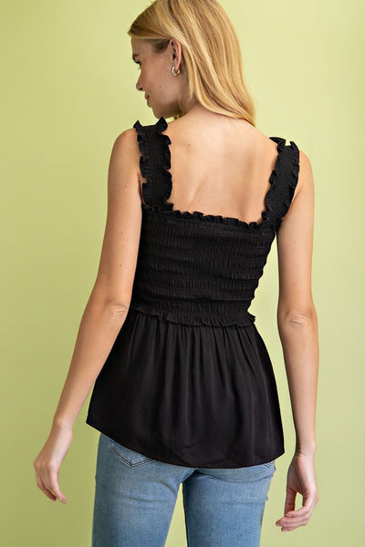 Smocked Ruffle Top