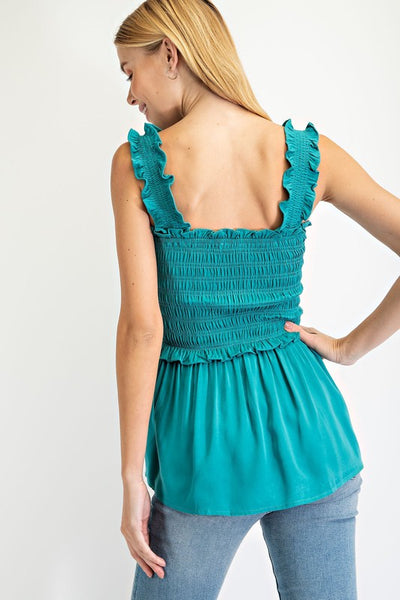 Smocked Ruffle Top