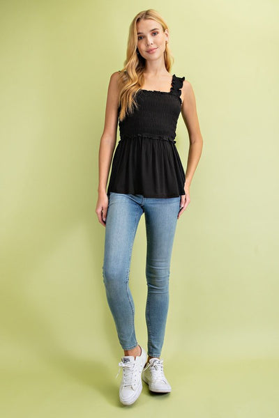Smocked Ruffle Top