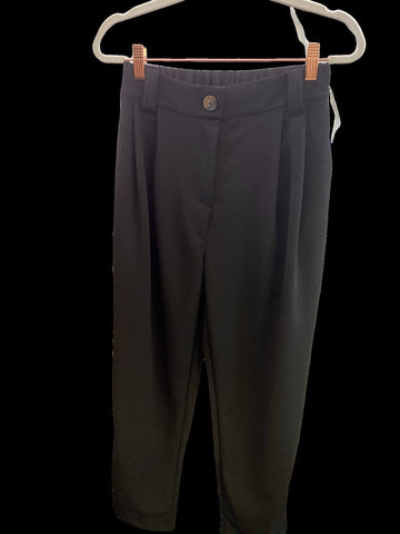 Pleated Black Trousers