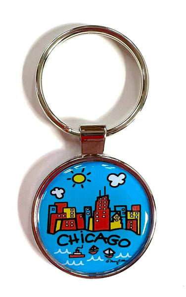 Mary Ellis - Chicago Keychain Harbor | Chicago Souvenir Key Ring