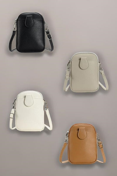 Vegan Leather Mini Crossbody Shoulder Messenger