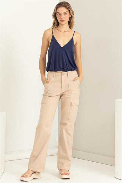 Spaghetti Strap Crop Top