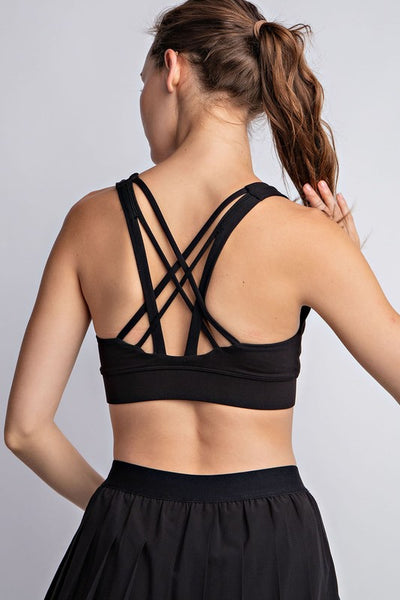 Buttery Soft Crisscross Padded Sports Bra