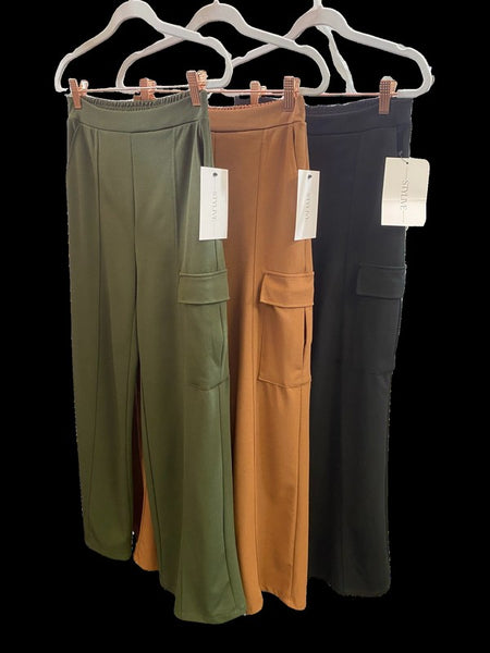 Stylive Elastic Band Cargo Pants