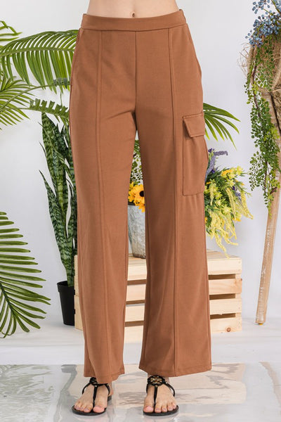 Stylive Elastic Band Cargo Pants
