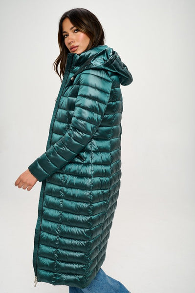 Lightweight Long Puffer Coat