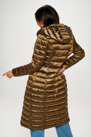 Lightweight Long Puffer Coat