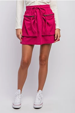 Corduroy Mini Skirt