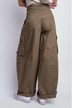 Oversized Paperbag Utilty Cargo Pants