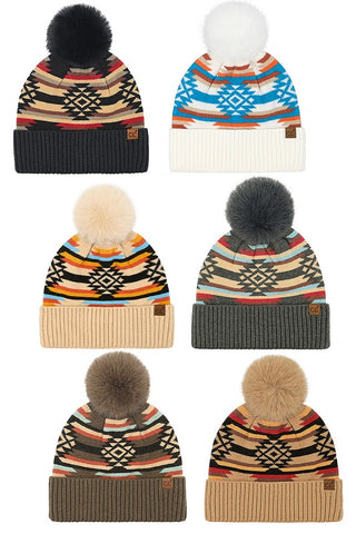 CC Aztec Pattern Hat