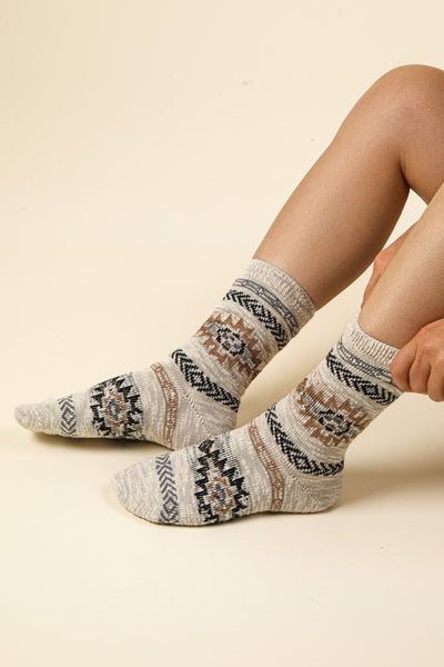 Aztec Cozy Socks