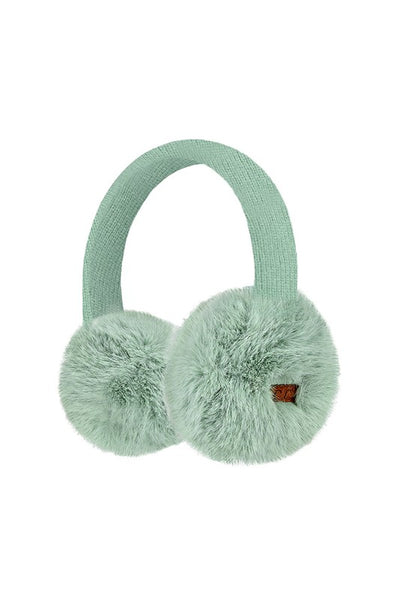 C.C. Faux Mink Fur Knitted Earmuffs