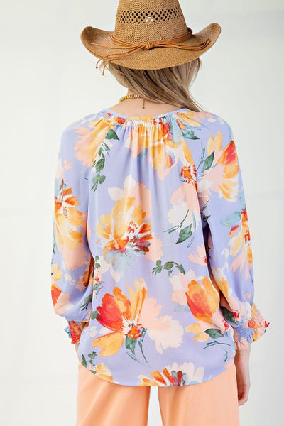 Button Down Woven Blouse