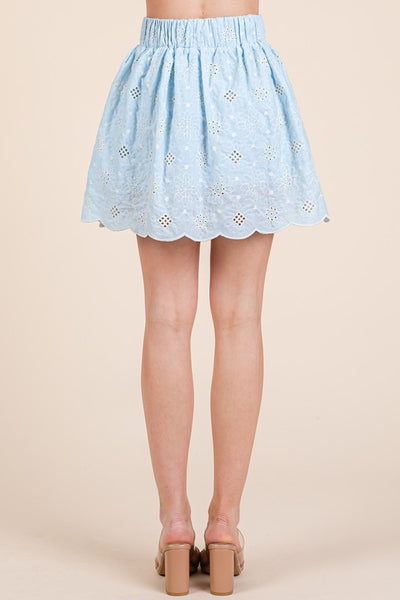Eyelet Lace Floral 2-Piece Set