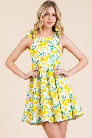 Denim Lemon Dress