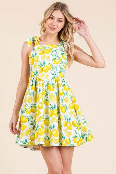 Denim Lemon Dress