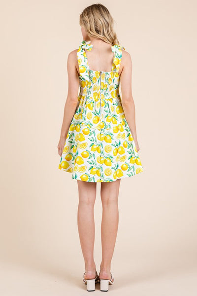 Denim Lemon Dress