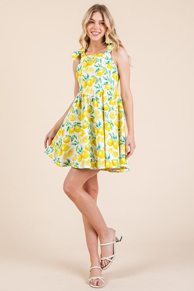 Denim Lemon Dress